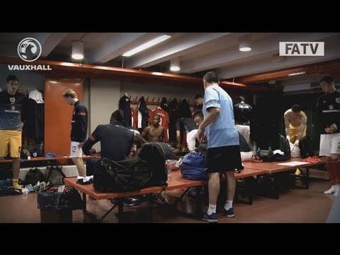 Amazing! Exclusive dressing room access of England U21s with Ward-Prowse, Berahino and a Badger