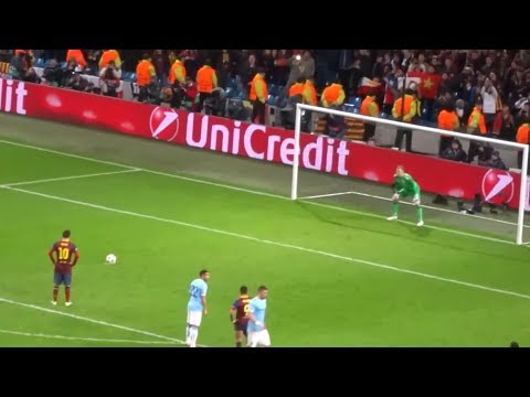 Manchester City vs Barcelona 0-2 All Goals in FULL Camera HD UEFA Champions League (18/02/2014)