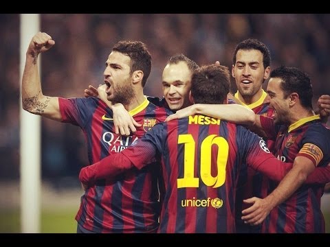 Manchester City vs FC Barcelona 0-2 Full Match HD - Champions League 2014