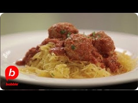 How to Make Spaghetti Squash and Meatballs | That's Fresh with Helen Cavallo | Babble