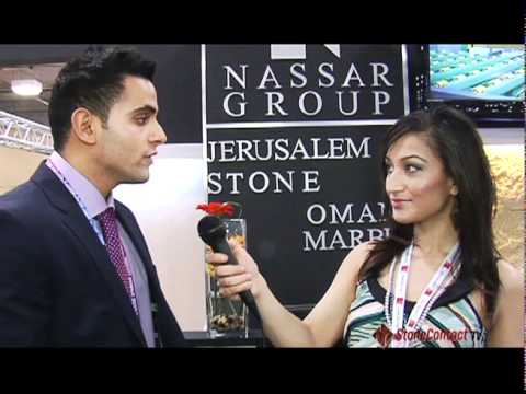 Stone Contact interview with Muhammad of Nassar Group Jerusalem Stone at Coverings 2011 Trade Show