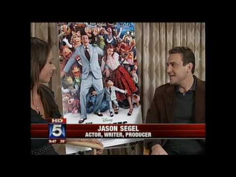 JILL NICOLINI INTERVIEWS JASON SEGEL ON FOX 5- THE MUPPETS 11.24.11