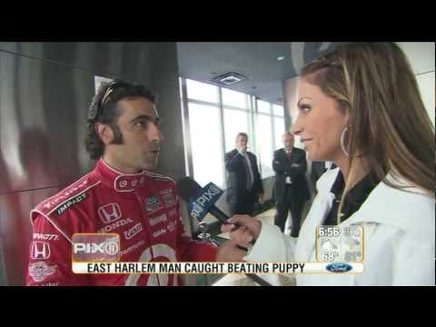 JILL NICOLINI INTERVIEWS INDY 500 DRIVERS- DARIO FRANCHITTI, DANICA PATRICK & HELIO CASTRONEVES