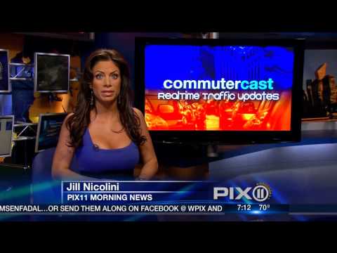 PIX Morning News - Jill Nicolini big tits cleavage & hard nipples (8-13-09)