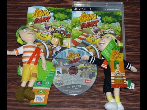 Unboxing El Chavo Kart PS3 / Xbox 360 Regalos y Juego Manual