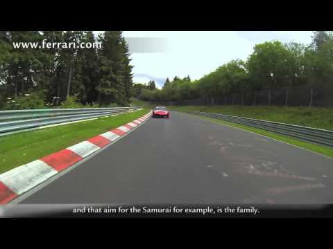 Alonso and the F12 on track at the Nordschleife