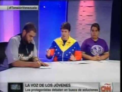 CNN: Debate entre Estudiantes Opositores y Oficialistas (20-02-14)