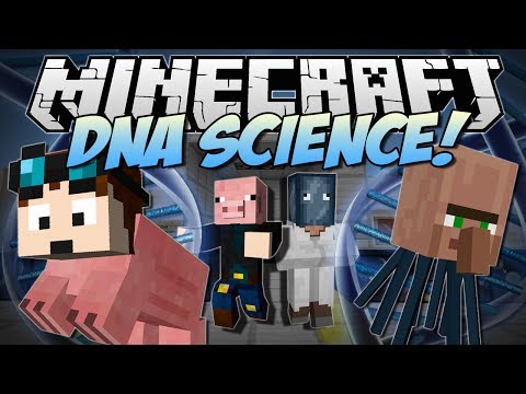 Minecraft | DNA SCIENCE! (Gain the Powers of ANY Minecraft Mob!) | Mod Showcase