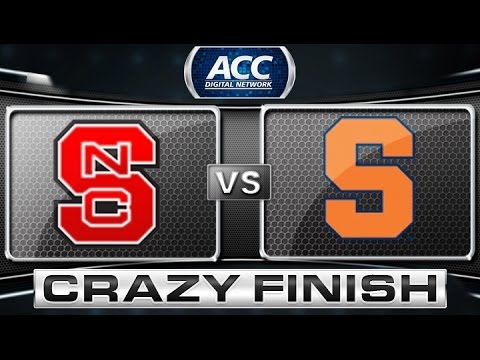 Crazy Finish During NC State vs Syracuse Game