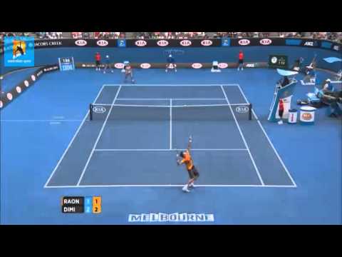 Milos Raonic v Grigor Dimitrov | Round 3 - Autralian Open 2014 | 18.1.14 | Highlights