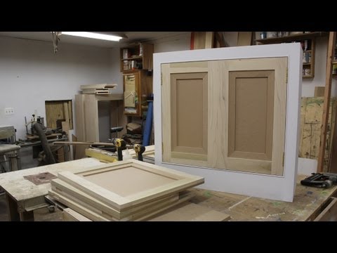 Make and hang flat panel cabinet doors by Jon Peters