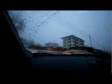 Snow and Thimphu : Early Morning Drive through the City, Bhutan