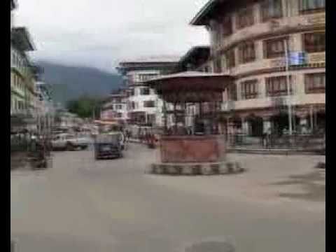 Thimphu Traffic in Bhutan