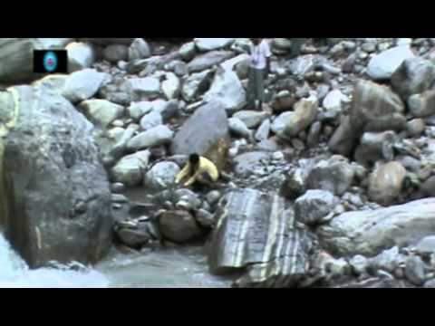 Throwing Stones in Kali Gandaki River