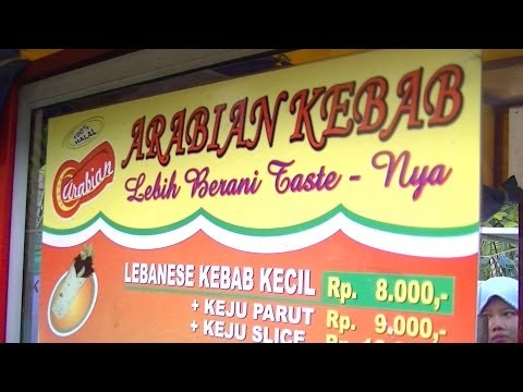 Jakarta Street Food 323 Lebanese Kebab Arabian KebabBunga Rampai TiVi 1700