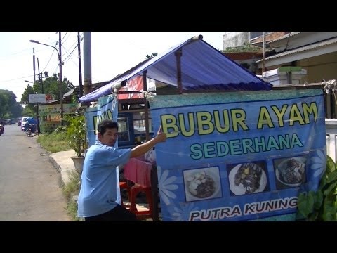 Jakarta Street Food 300 Modest Chicken Pooridge Bubur Ayam Sederhana Putra Kuningan