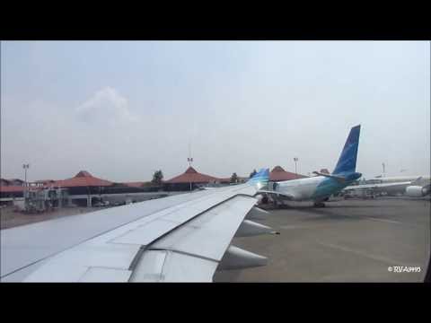 Garuda Indonesia Airbus A330-200 GA829 Landing in Jakarta, Indonesia