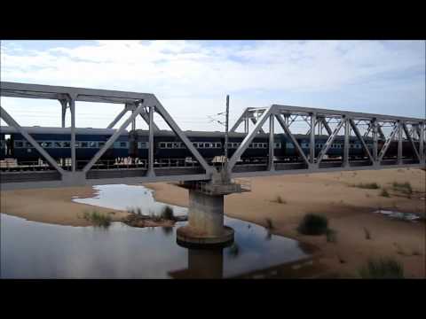 Puri Duronto Crosses the Mahanadi River at Cuttack and Accelerates to 110 kmph