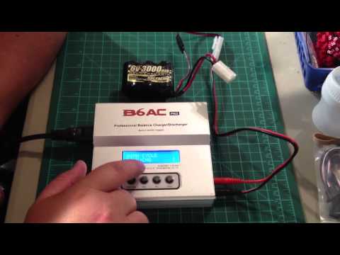 Charging a 6v NiMh Receiver Battery Pack for R/Cs