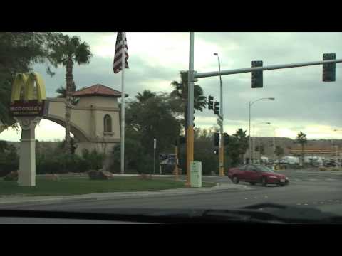 Driving through Laughlin, Nevada, USA