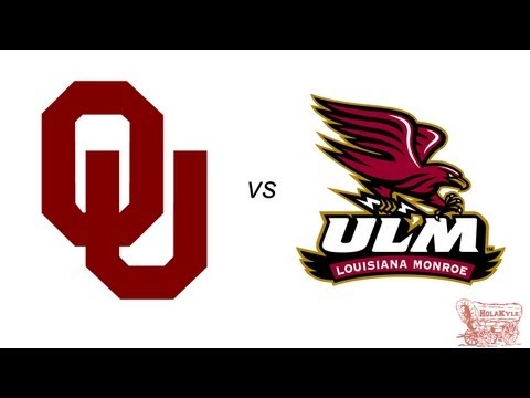 Oklahoma Highlights vs ULM - 8/31/13 (HD)