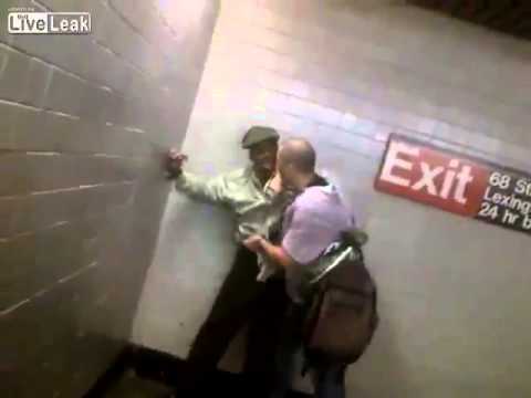 Cops Arresting Man @ 68th Street Hunter College (IRT Lexington Avenue Line)