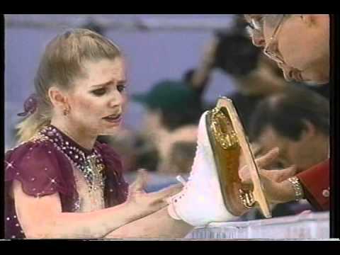 Tonya Harding (USA) - 1994 Lillehammer, Figure Skating, Ladies' Free Skate, 1st Attempt