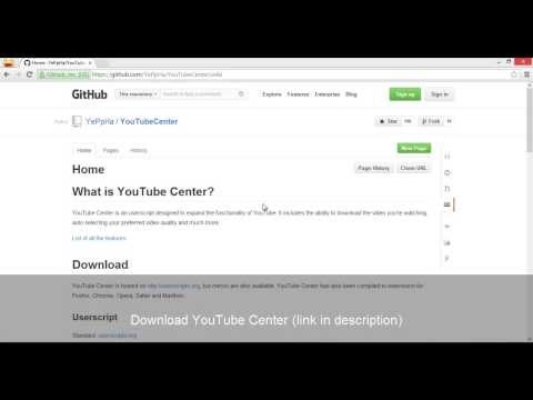 How to Install YouTube Center plugin in Google chrome