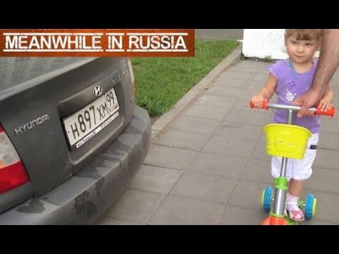 Little Russian Girl Is A Car Expert