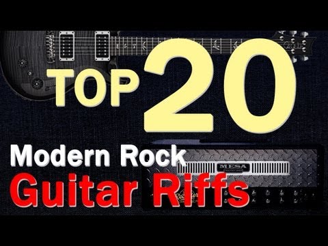 Top 20 Modern Rock Guitar Riffs/Intros from 90s-2000s