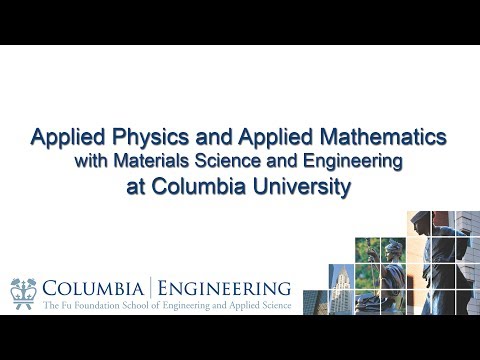 Applied Physics and Applied Mathematics at Columbia University