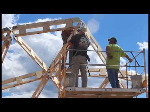 Geodesic Dome Raising - Montrose, CO  9/21/13