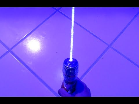 Homemade Lightsaber!?! MASSIVE 3W Handheld Laser Torching Stuff!!