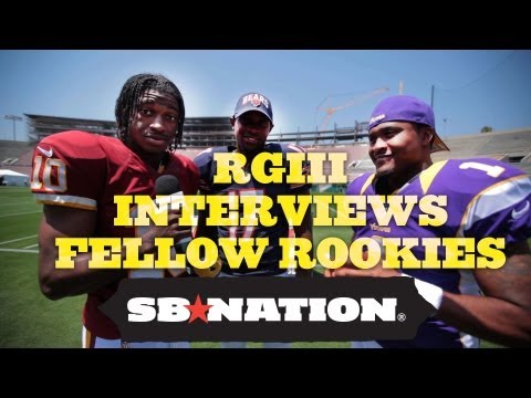 Robert Griffin III, Trent Richardson, David Wilson Interview Fellow NFL Rookies