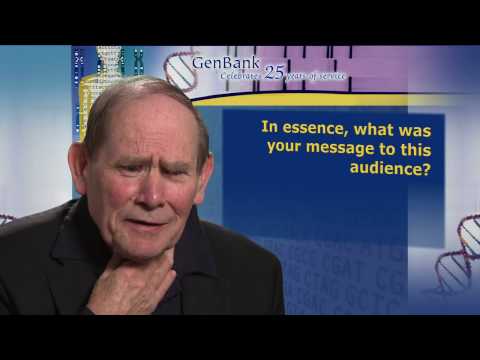 Sydney Brenner Interview on the Genbank 25th Anniversary