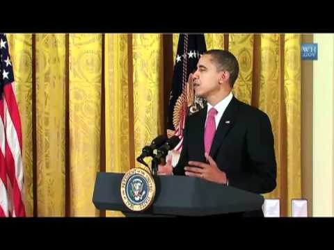 President Obama Awards Jacob's Pillow Dance Festival National Medal of Arts (3 minute excerpt)