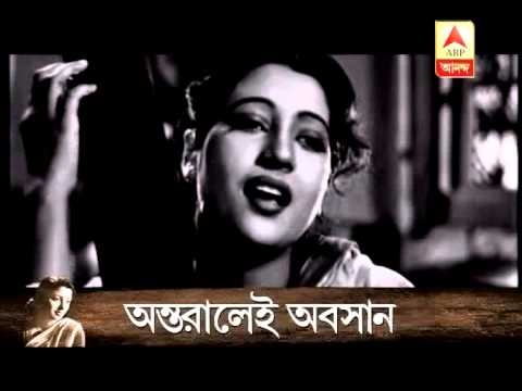 Suchitra Sen behind the curtain