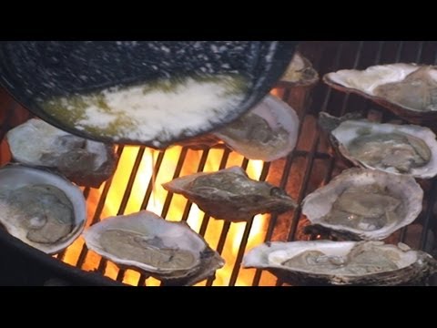 Oysters Butter Smoked on the grill by the BBQ Pit Boys