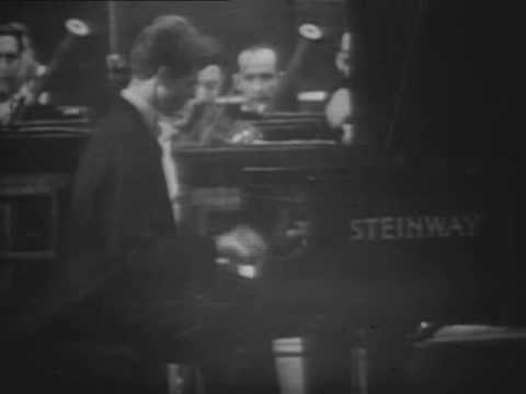 Van CLIBURN plays RACHMANINOV 3d Concerto VIDEO Moscow 1958   (1-5)