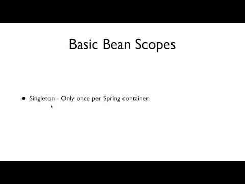 Spring Tutorial 11 - Understanding Bean Scopes