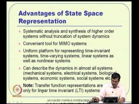 Mod-04 Lec-09 Representation of Dynamical Systems -- I