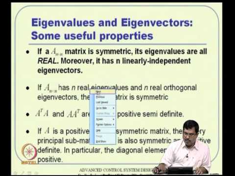 Mod-05 Lec-12 Review of Matrix Theory - I