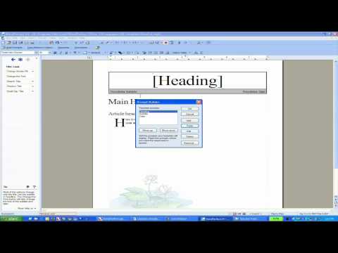 Working with WordPerfect Templates