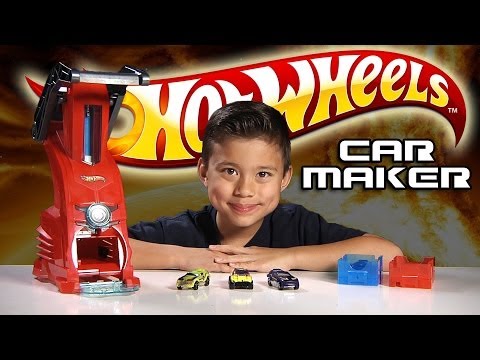 HOT WHEELS CAR MAKER Playset Review & Demo