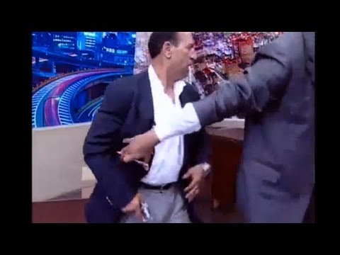 Politician pulls gun on live TV