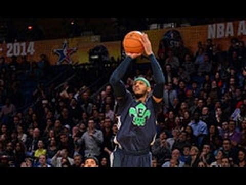 Carmelo Anthony Breaks an All-Star Record From Behind the Arc!