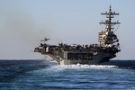 Official U.S. Navy file photo of USS George H.W. Bush (CVN 77).