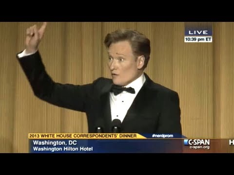 Conan O'Brien at the 2013 White House Correspondents' Dinner - Complete