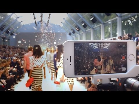 Apple - On the runway with iPhone 5s