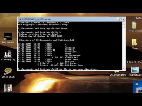 MS DOS (Command Prompt) Basics